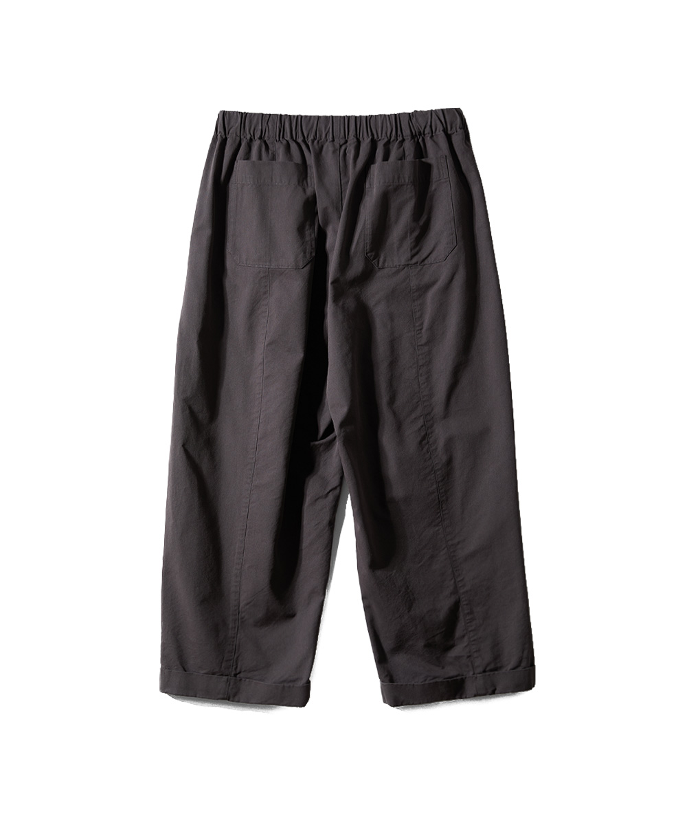 Blossom Curved Barrel Pants Charcoal