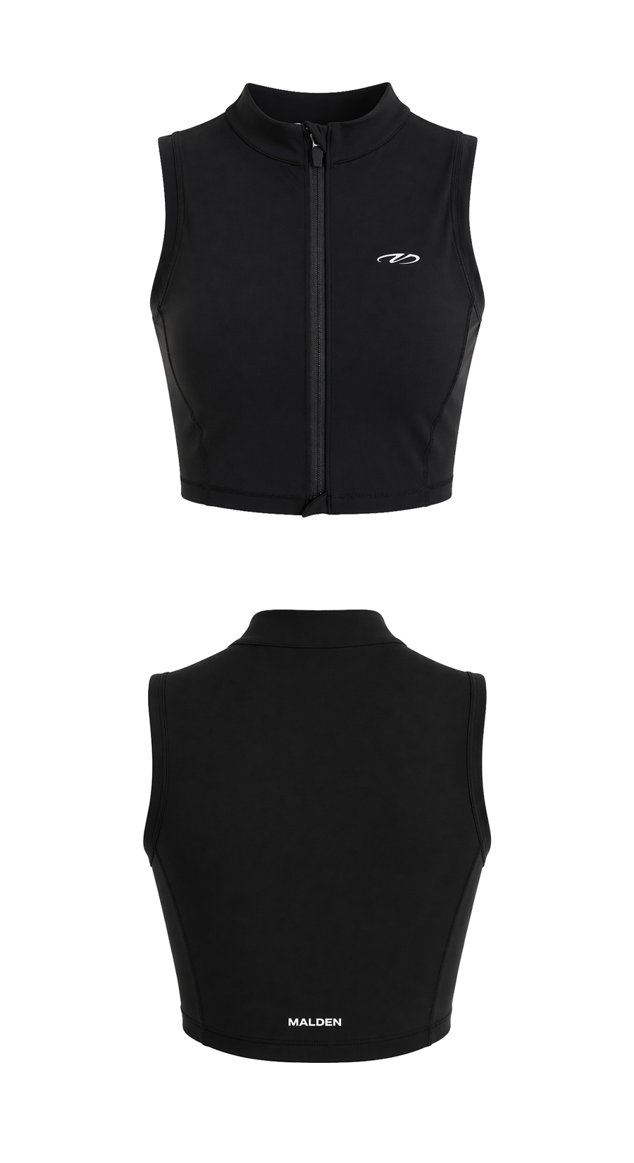 HIGH TENSION ZIP-UP SLEEVELESS 