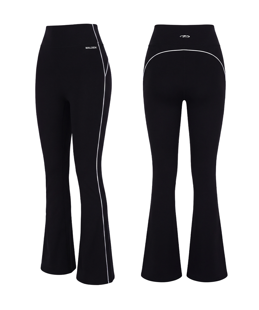 HIGH TENSION PIPING BOOTCUT LEGGINGS 
