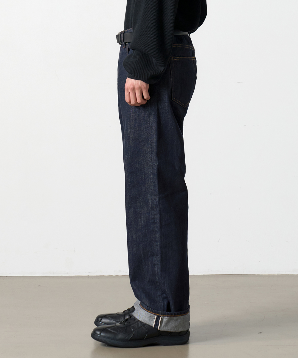 DEN0161 Non-Fade Selvedge Wide Fit ( Indigo)