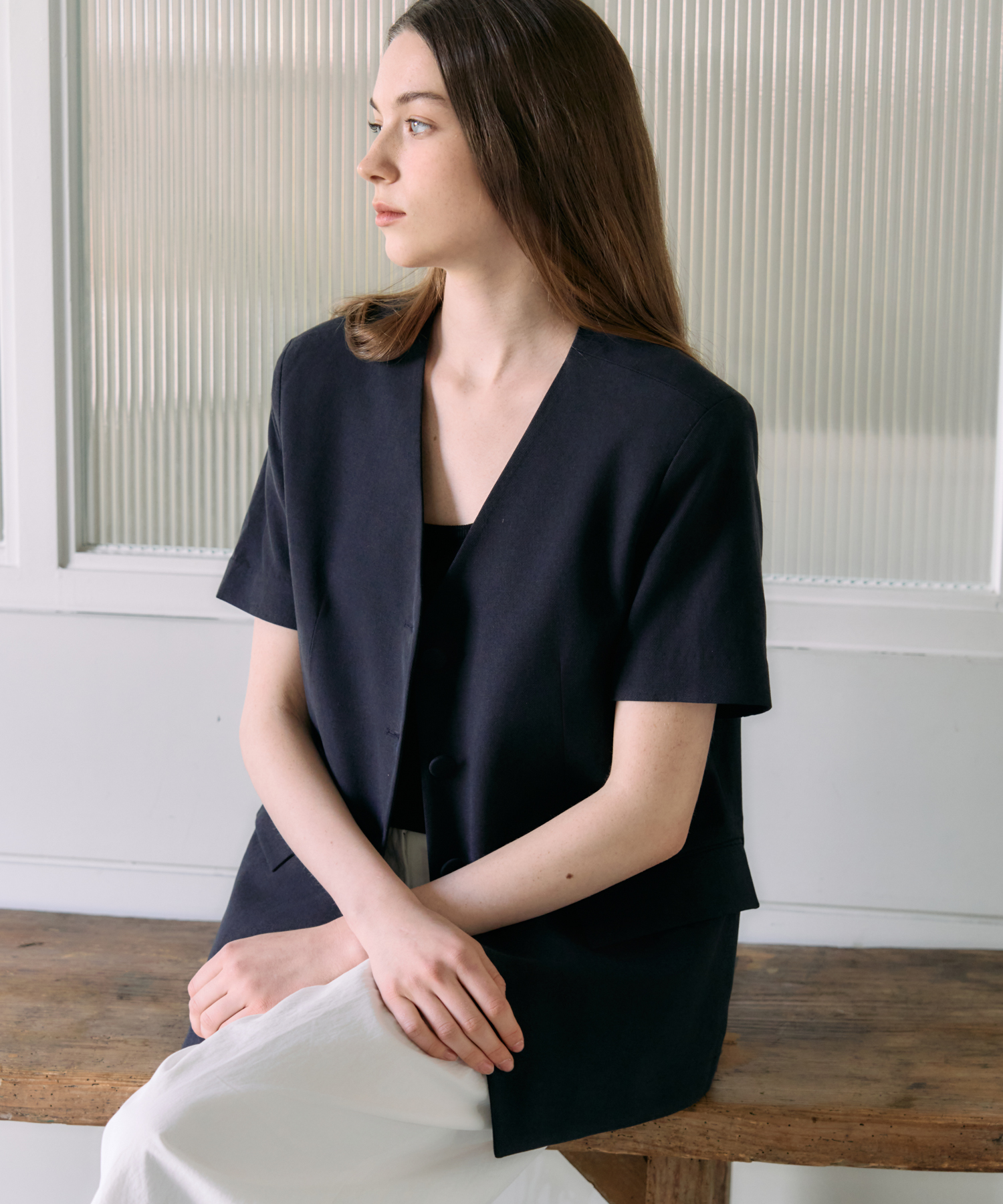 Belin Half Sleeve Jacket_3Color