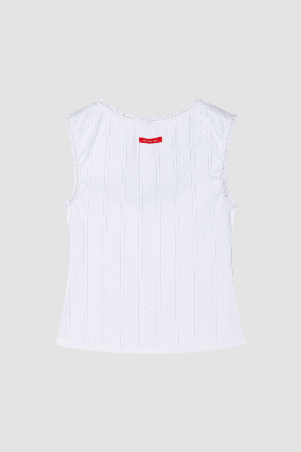MINI LACE SLEEVELESS - 2 COLORS WHITE