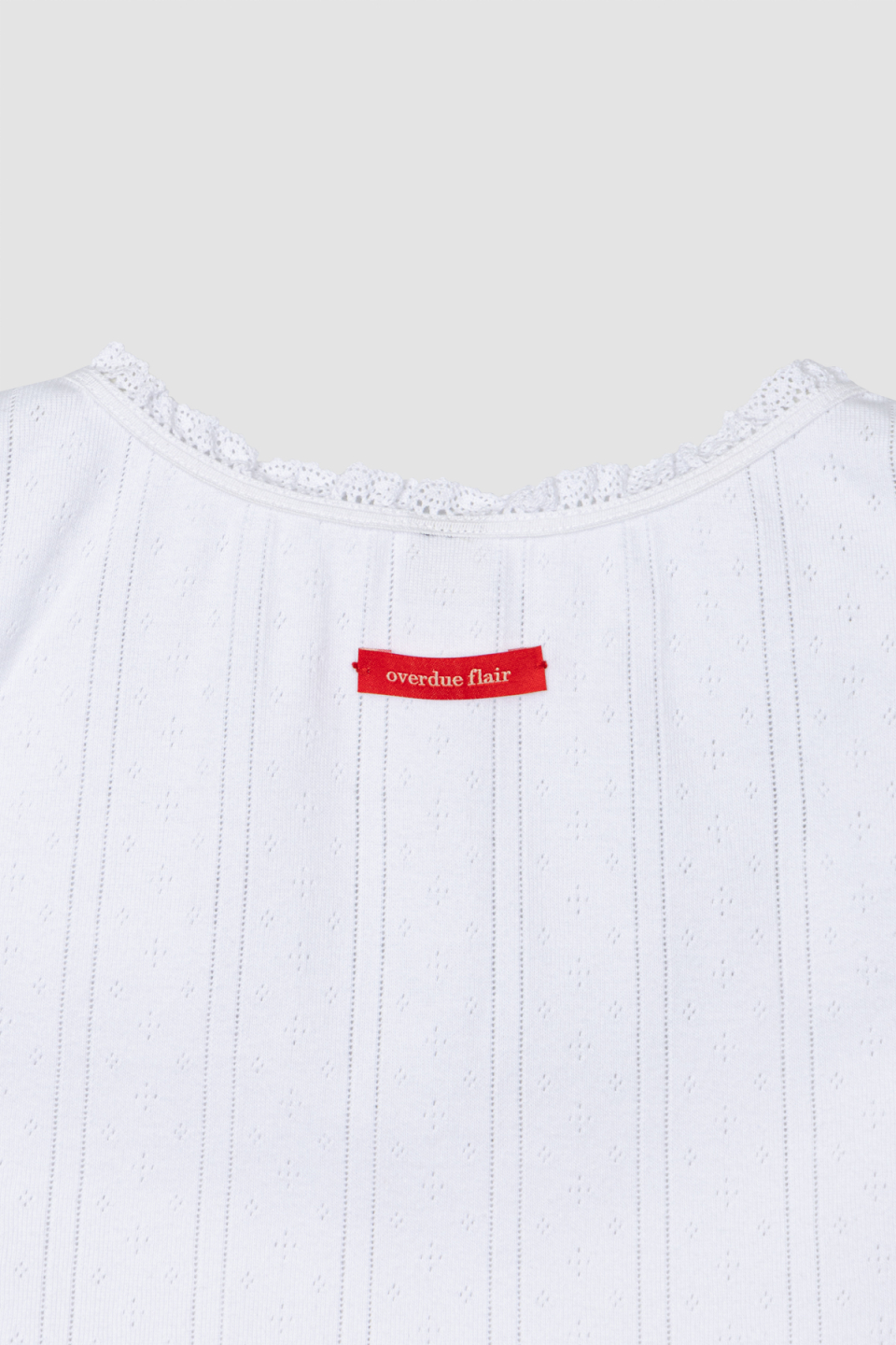 MINI LACE SLEEVELESS - 2 COLORS WHITE