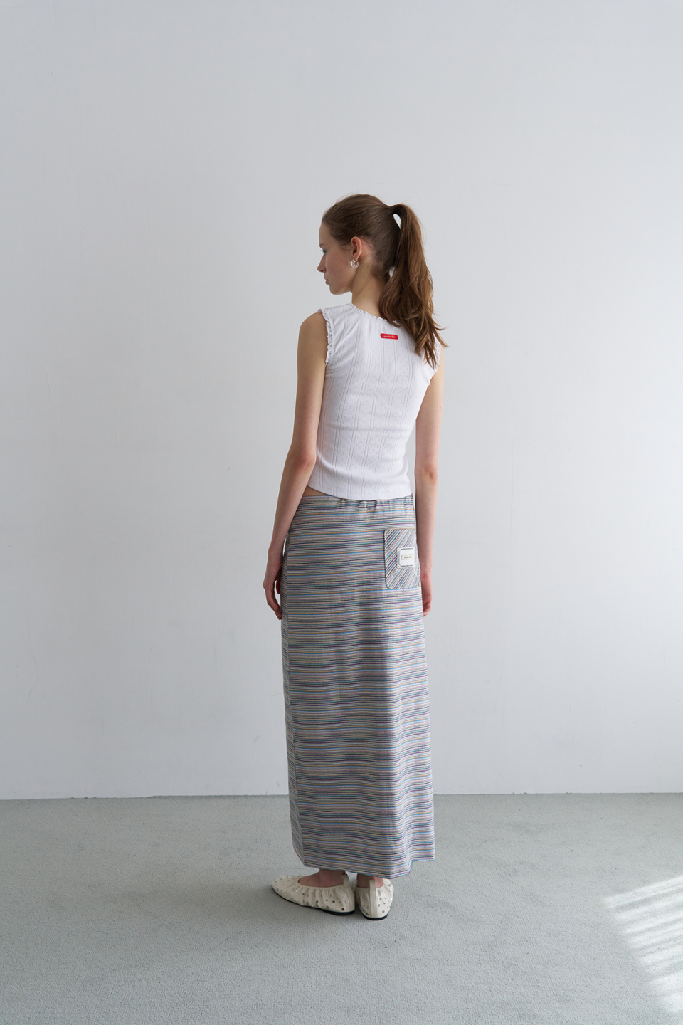 MINI LACE SLEEVELESS - 2 COLORS WHITE
