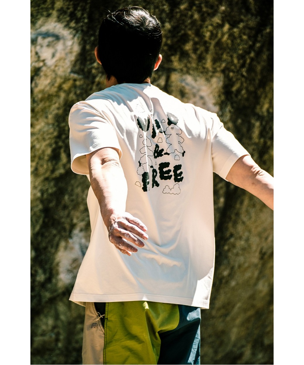 KS x ORUMM унисекс боулдеринг Wild&Free футболка JWTCM26811CRE
