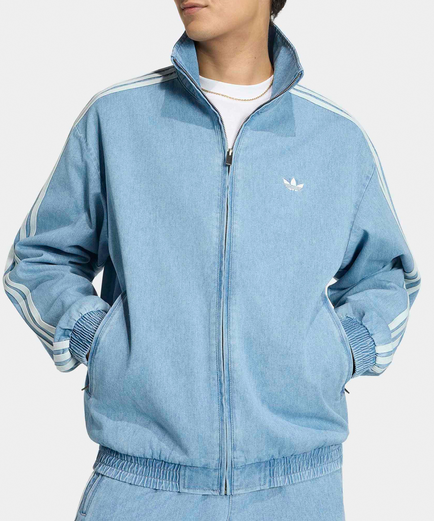 DENIM FB JACKET LTBLUE