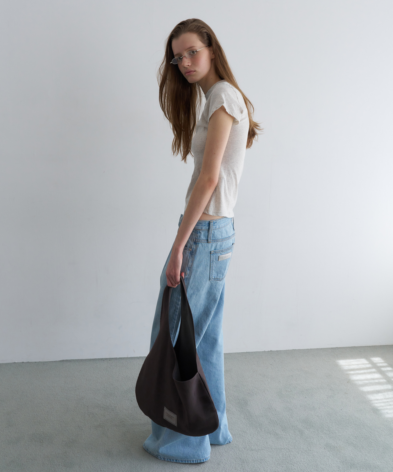 ORGANZA LAYERING ECO BAG_CHARCOAL