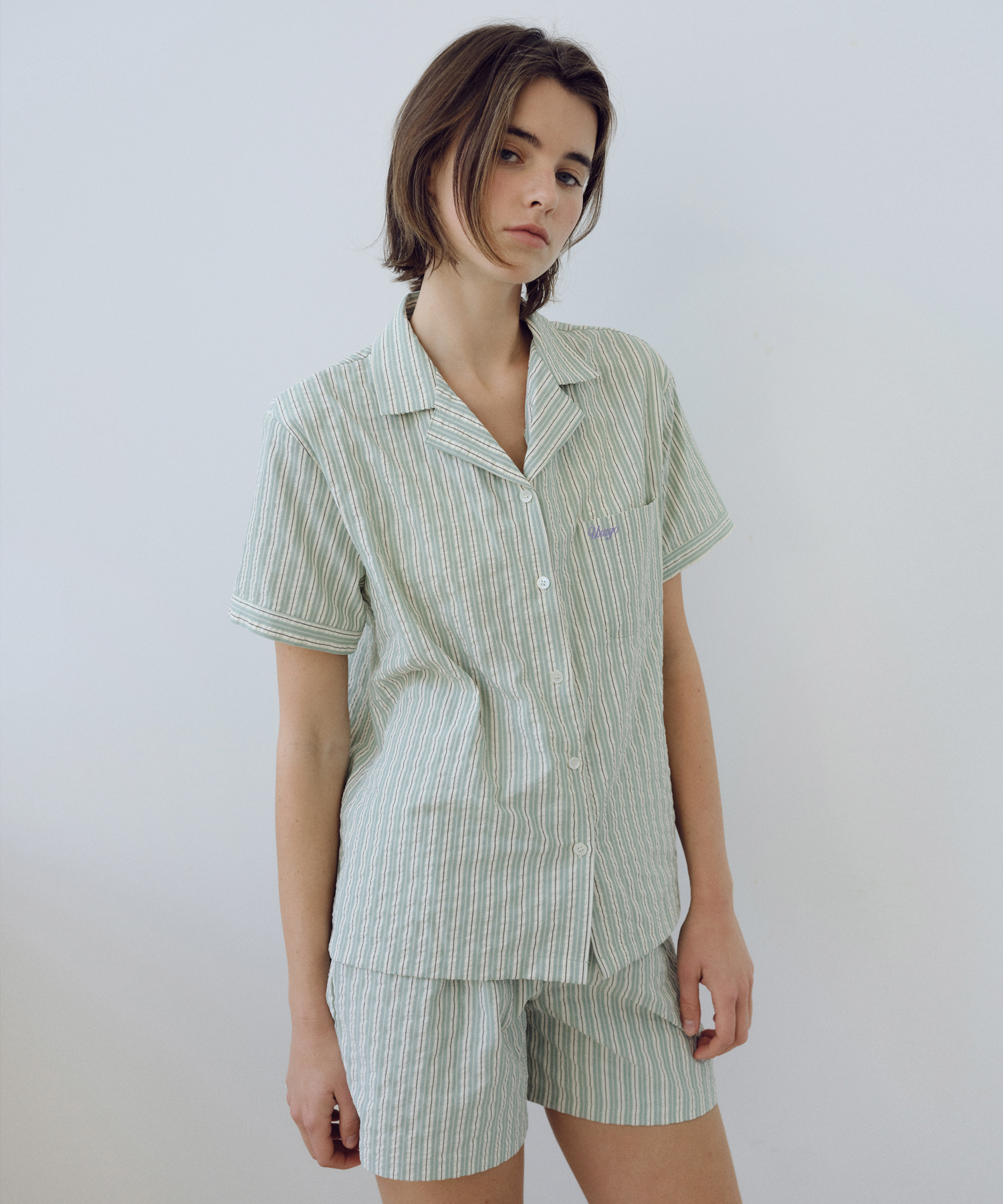[SET] Stripe pajama set