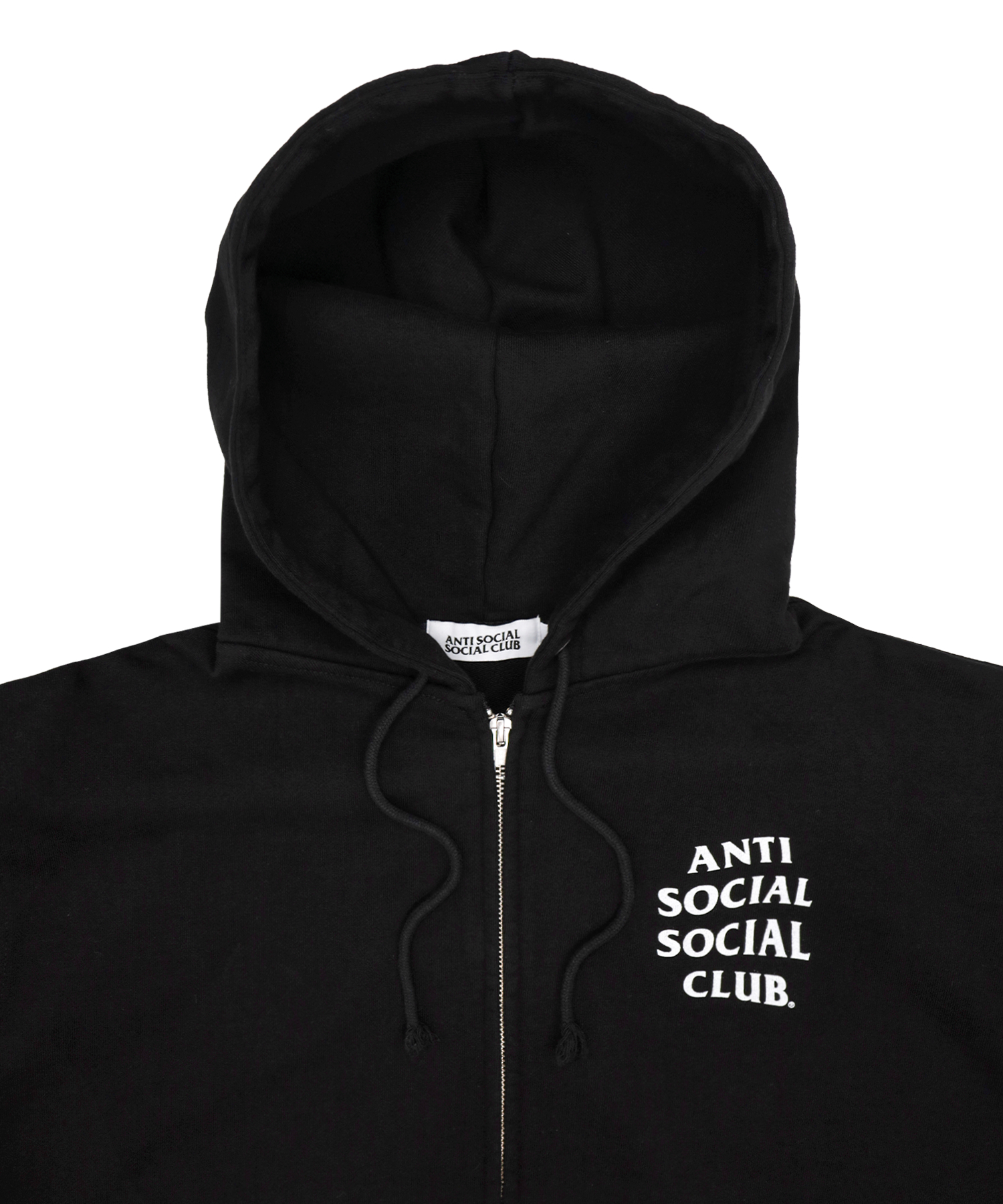 OG LOGO HOOD ZIP BLACK