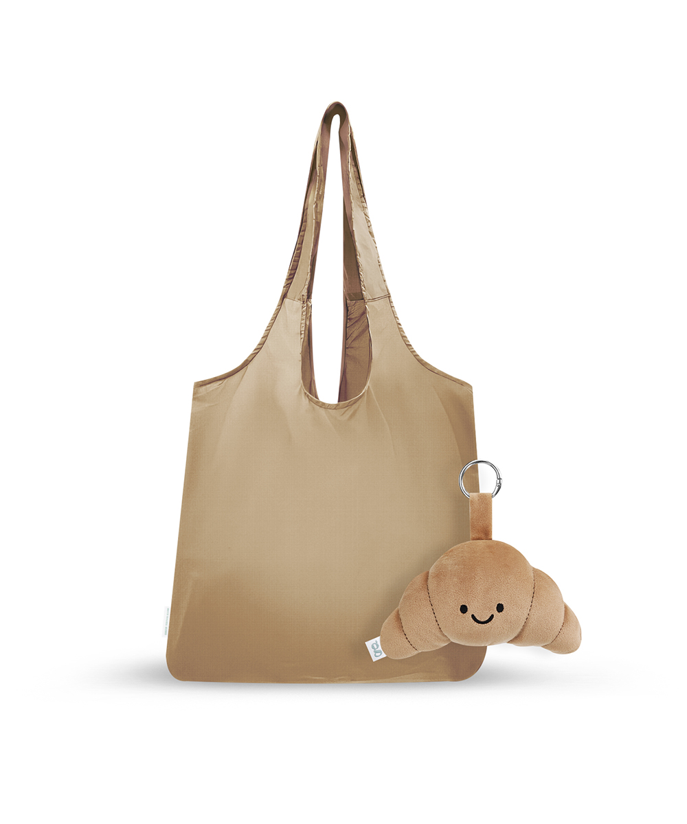 Reusable Plush Bag (Croissant)