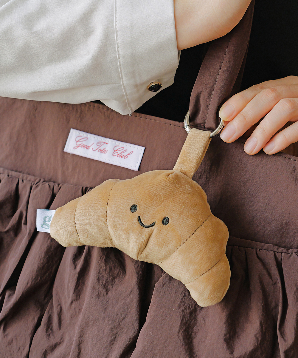 Reusable Plush Bag (Croissant)