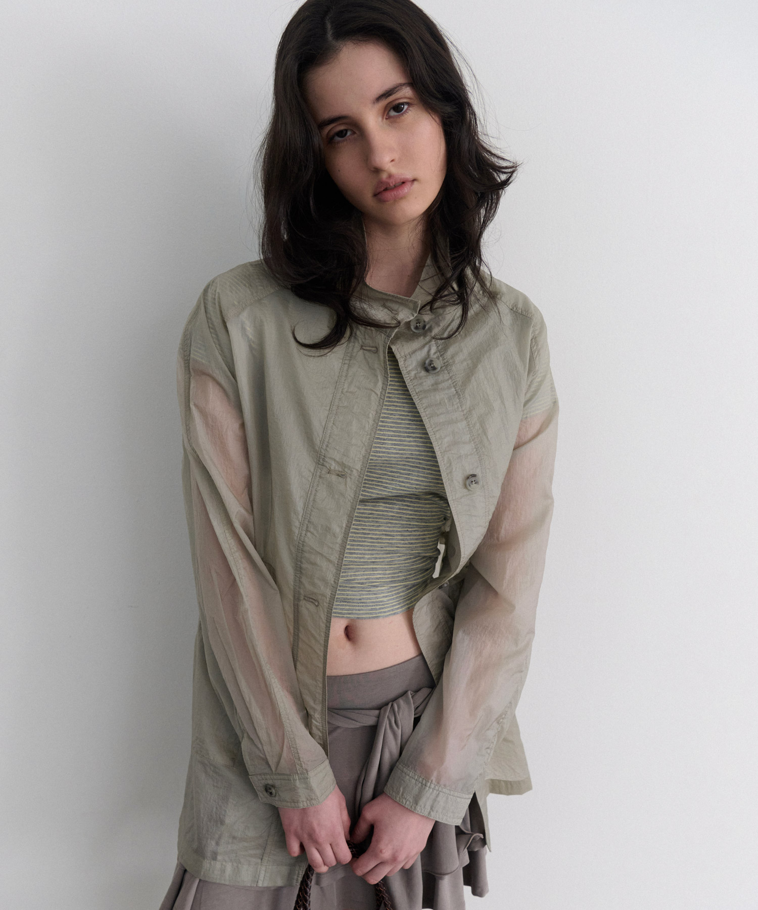 vero sheer полу куртка (khaki beige)