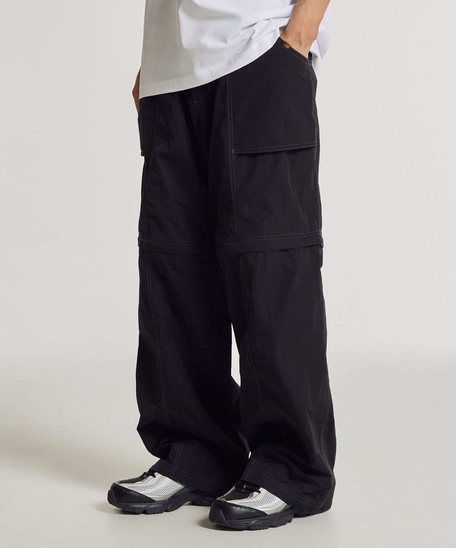 NBNTG31623 / Брюки-трансформеры UNI Sunny Rainy (BLACK)