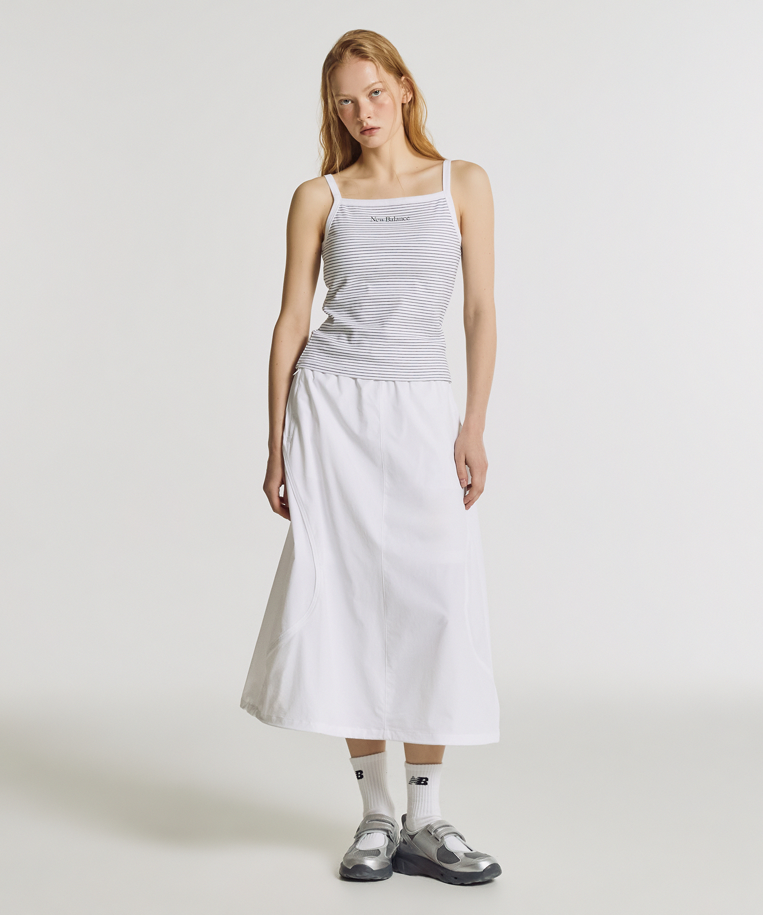 NBNGG3W612 / WOMEN Базовая майка в рубчик (MULTI)
