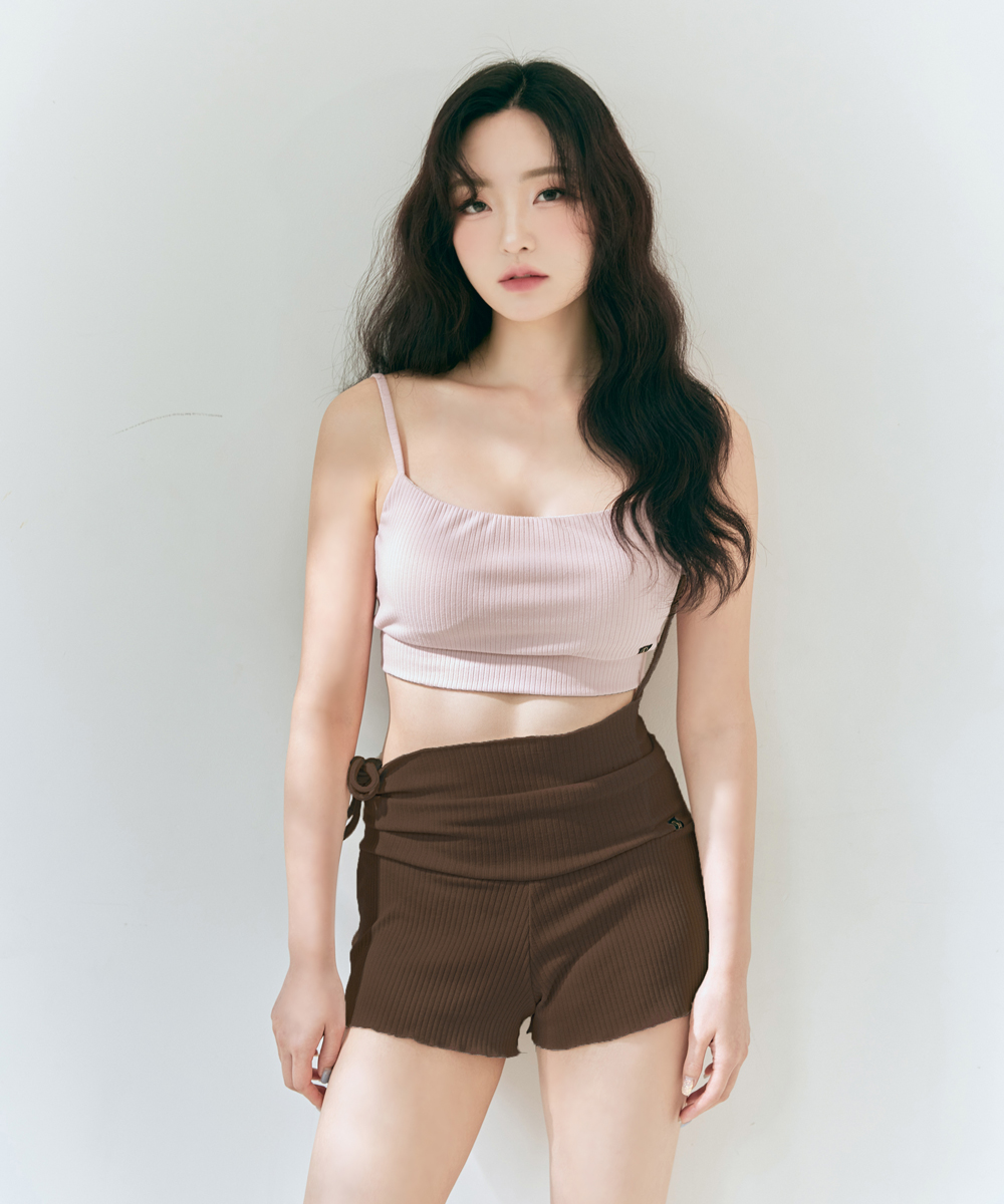 daisy warmup pants_chocolate brown
