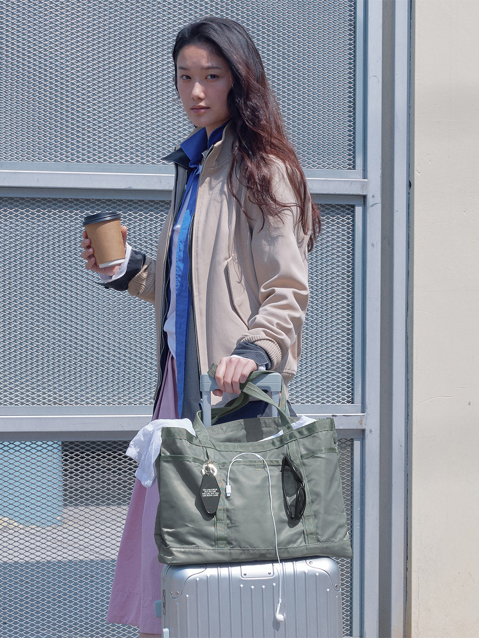 stacey daytrip легкий shopper xm grey