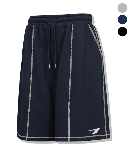 Overlock STITCH Sweat Bermuda Shorts_3color thumbnail 11