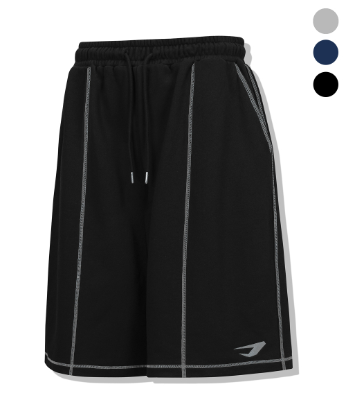 Overlock STITCH Sweat Bermuda Shorts_3color thumbnail 10