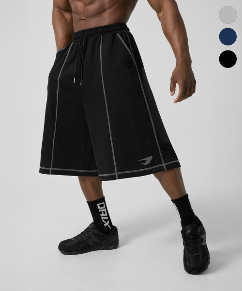 Overlock STITCH Sweat Bermuda Shorts_3color thumbnail 3