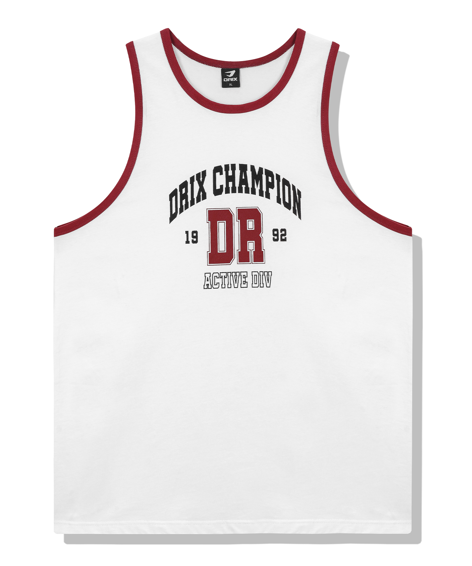 ringer graphic overfit sleeveless_white