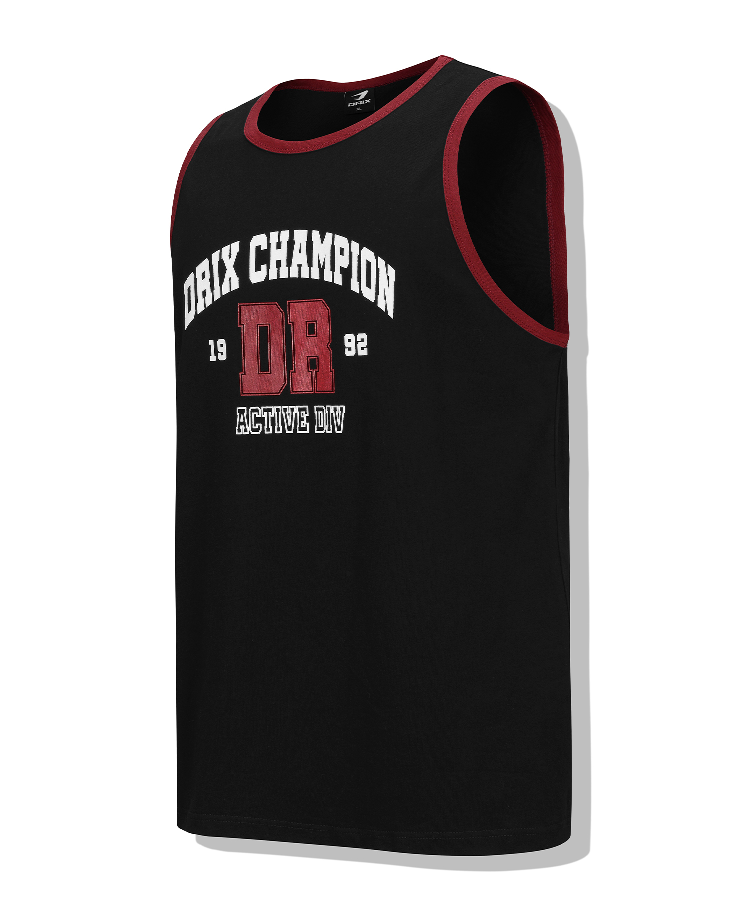 ringer graphic overfit sleeveless_black