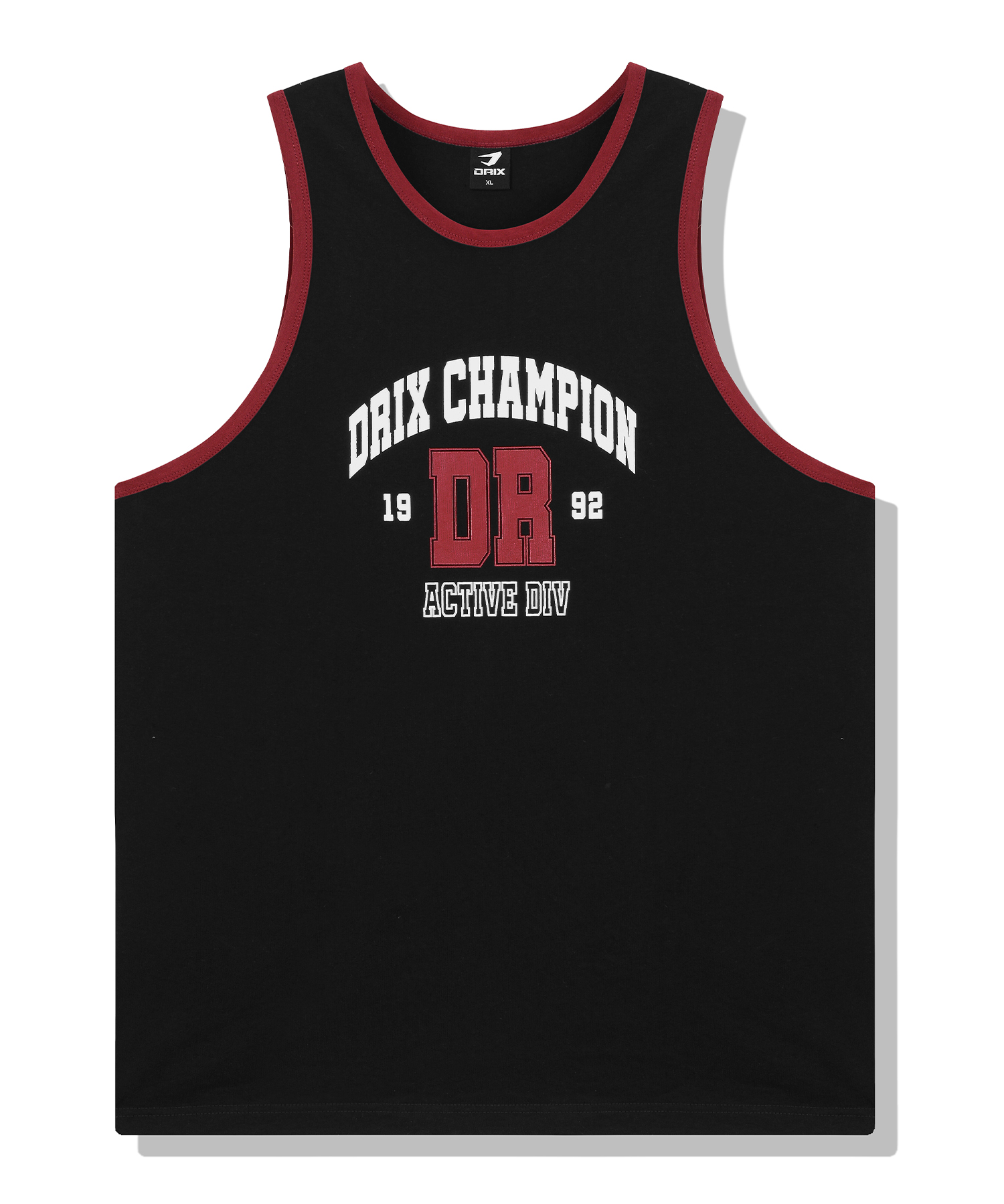 ringer graphic overfit sleeveless_black