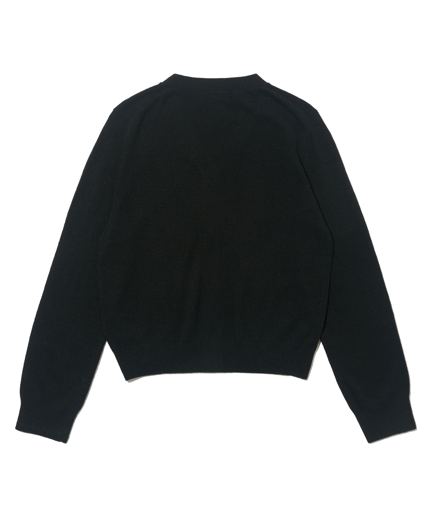 легкий racoon y-neck cardigan (black)