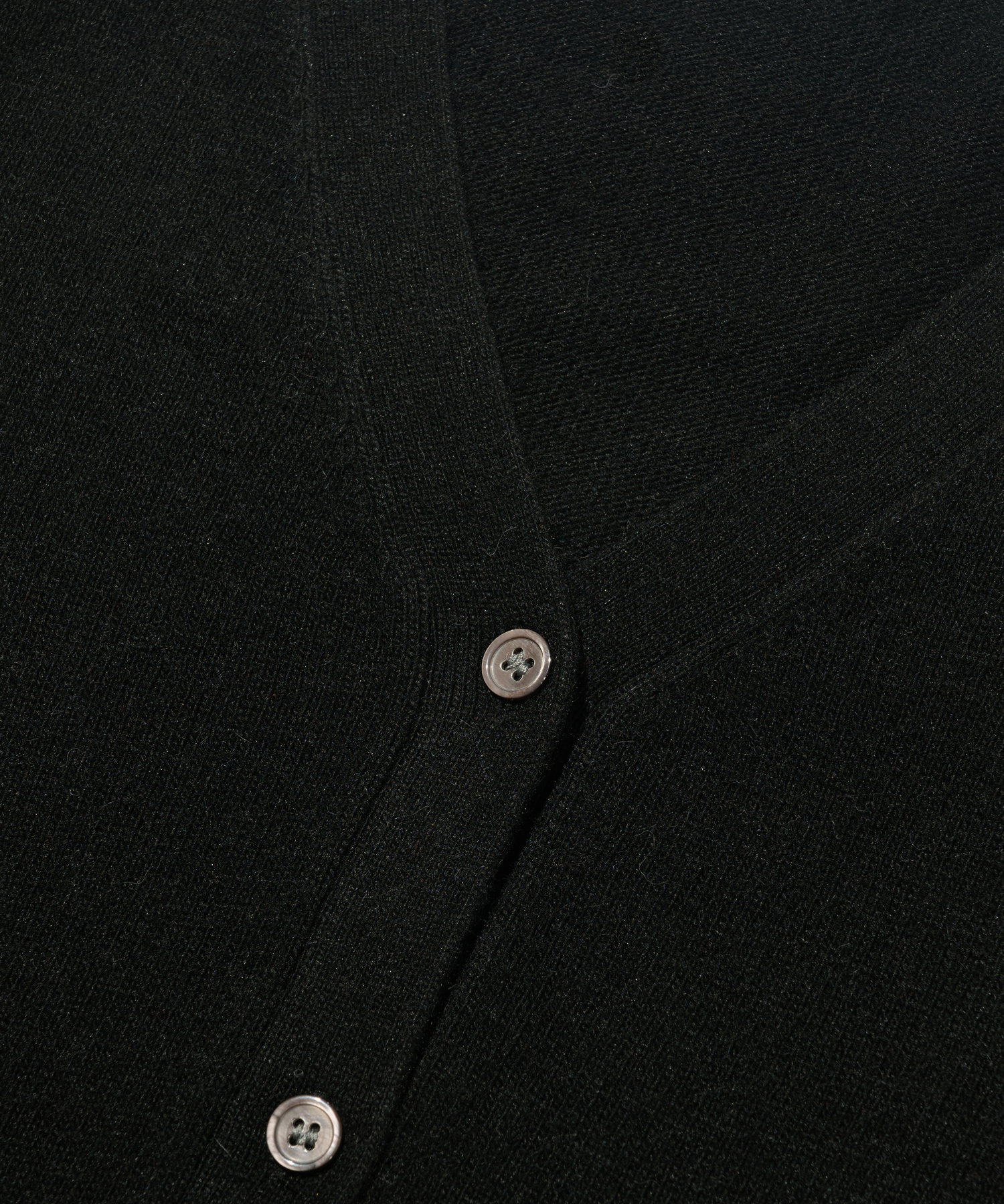 легкий racoon y-neck cardigan (black)