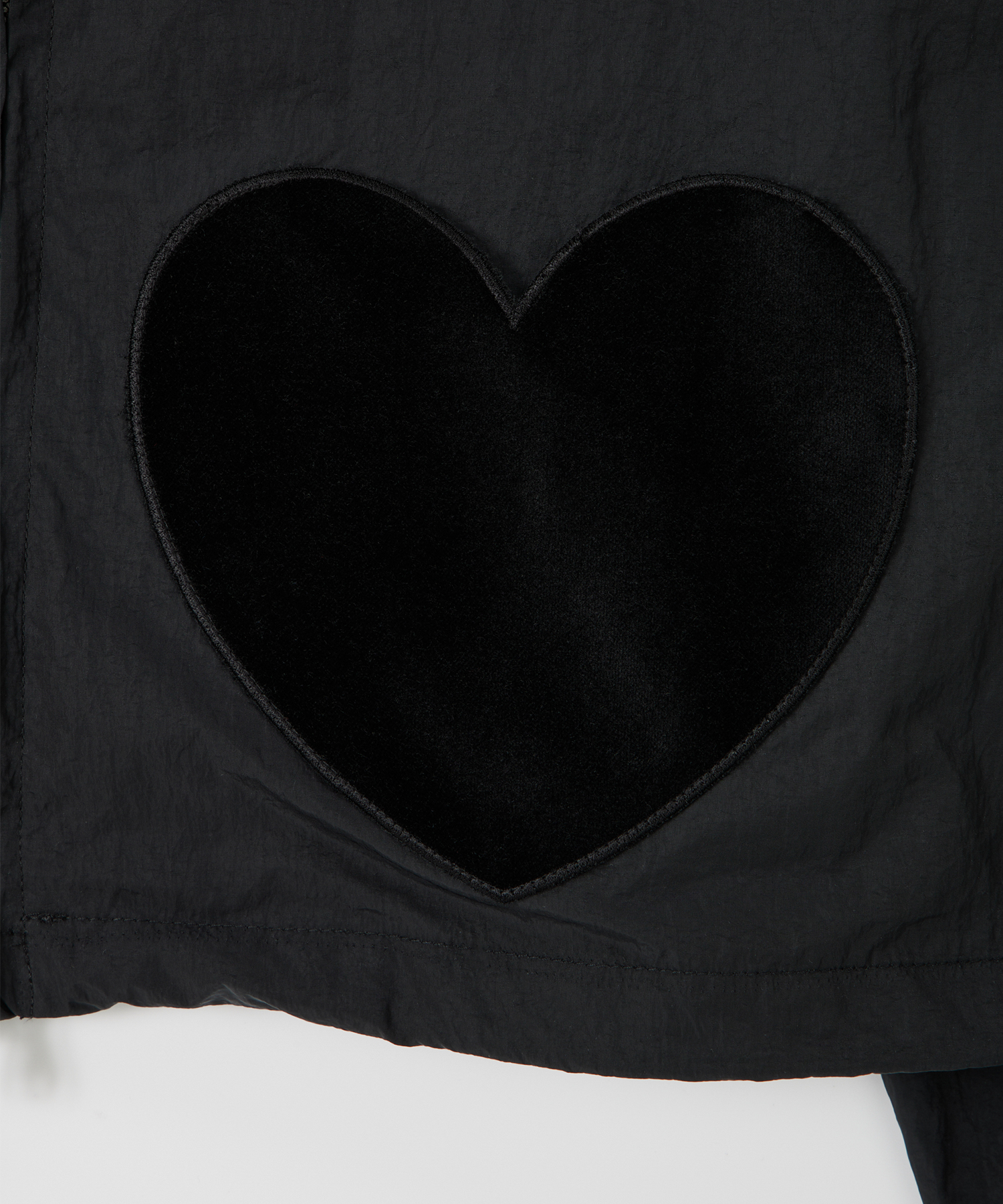 heart wind breaker_ black
