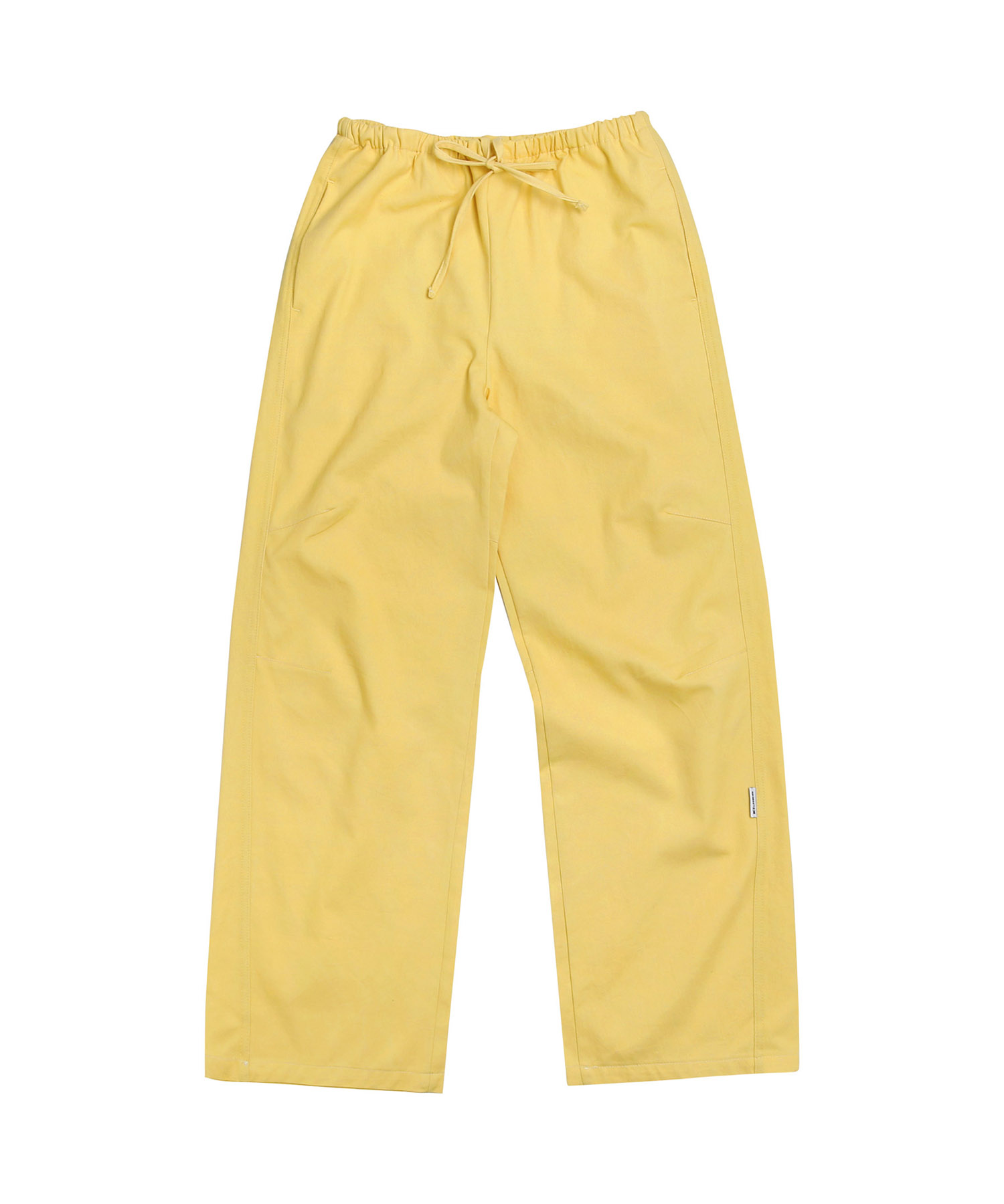 Ke613. move pigment wide pants yellow