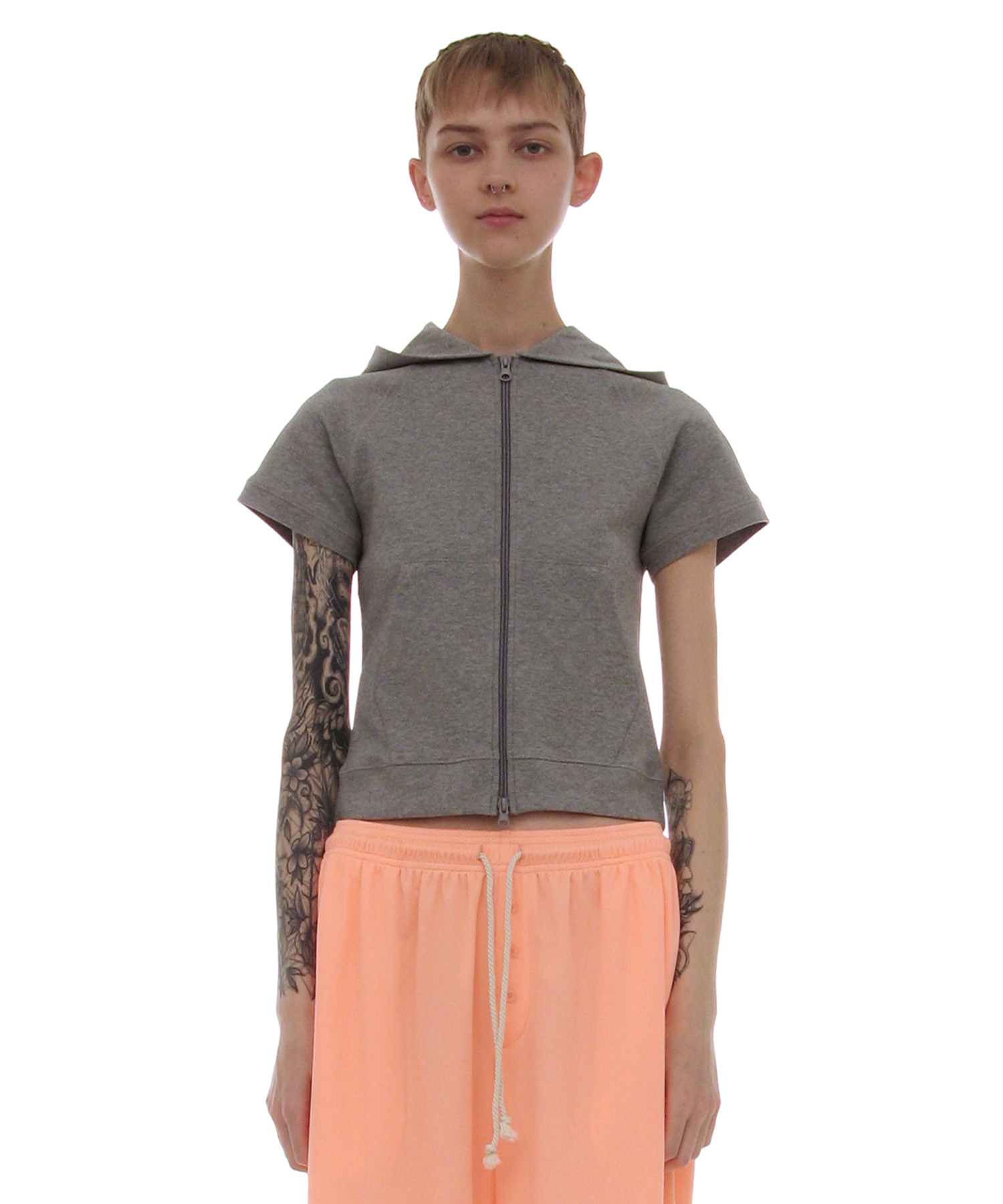 Pwc short sleeve hoodie zip-up_9color