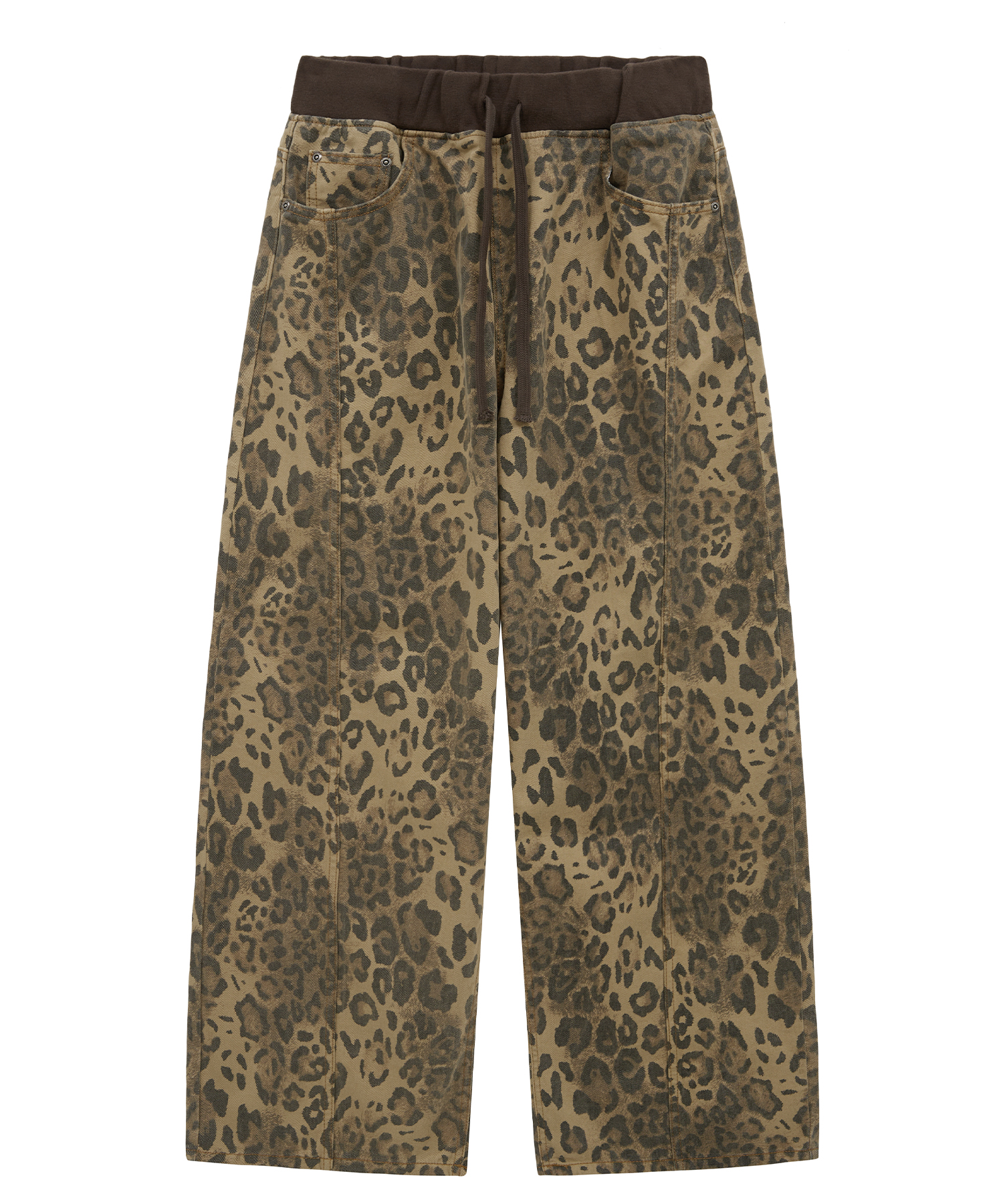 Bd leopard брюки (бежевый)