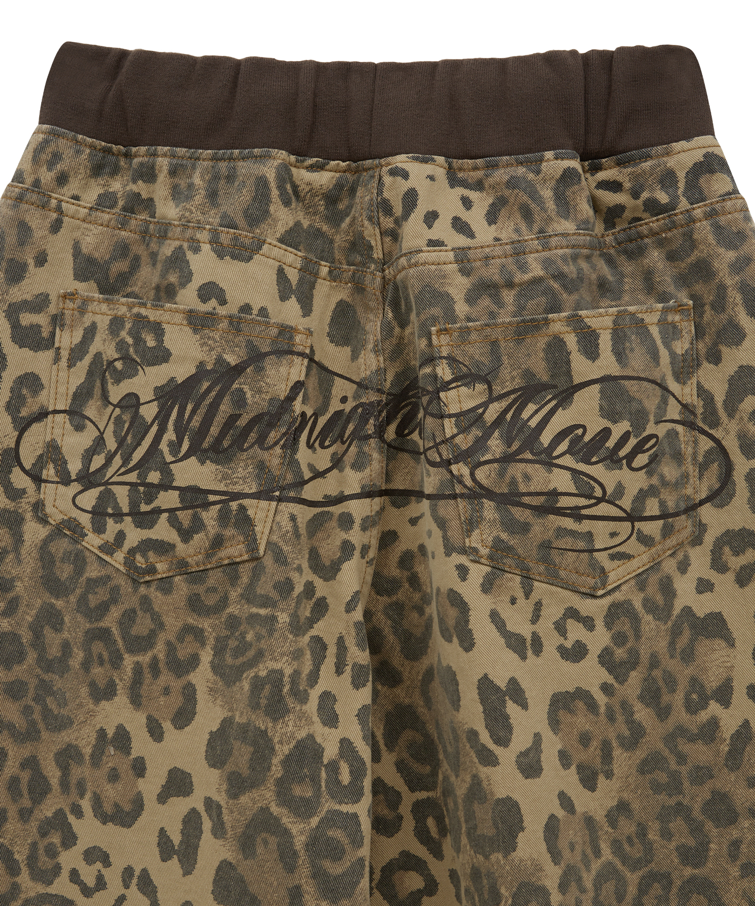 Bd leopard брюки (бежевый)