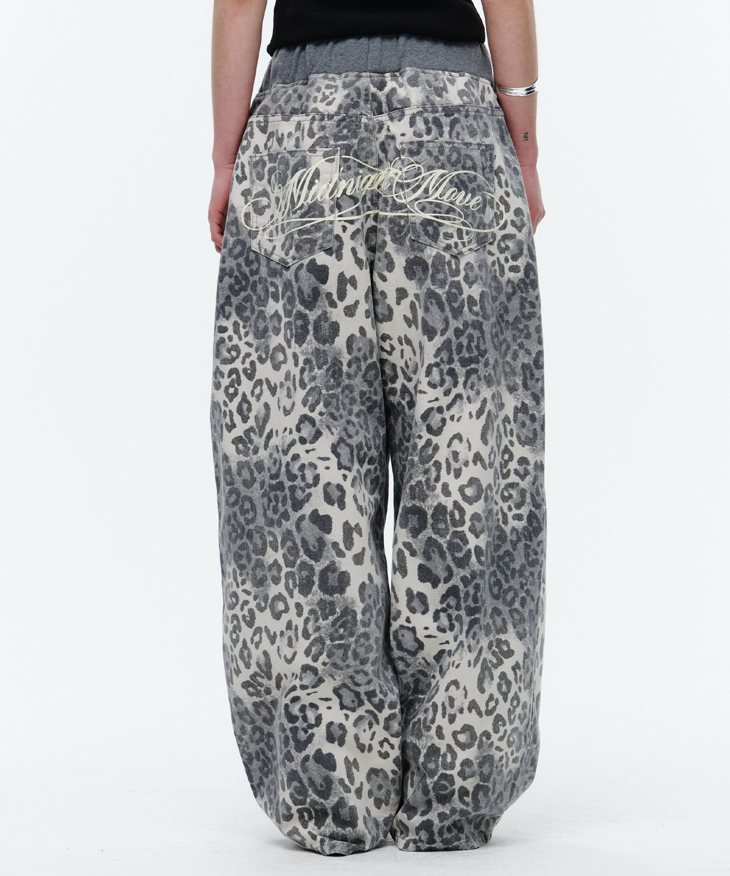 Bd leopard брюки (серый)