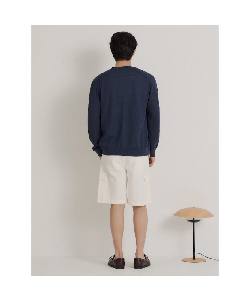 Летний льняной кардиган Navy