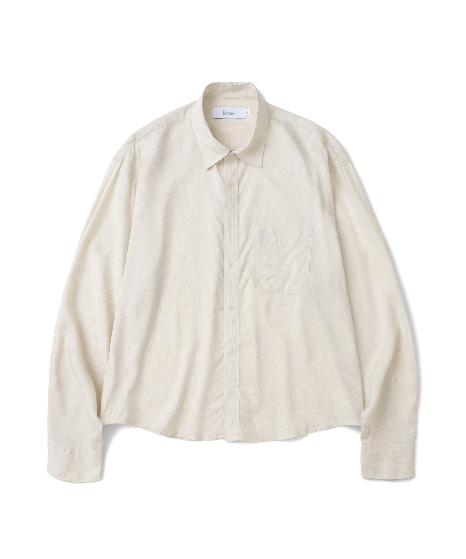 Льняная укороченная рубашка Linen