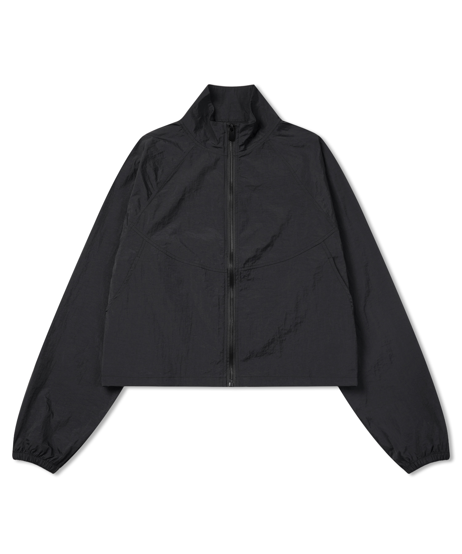 Ультралегкая укороченная ветровка (Black)