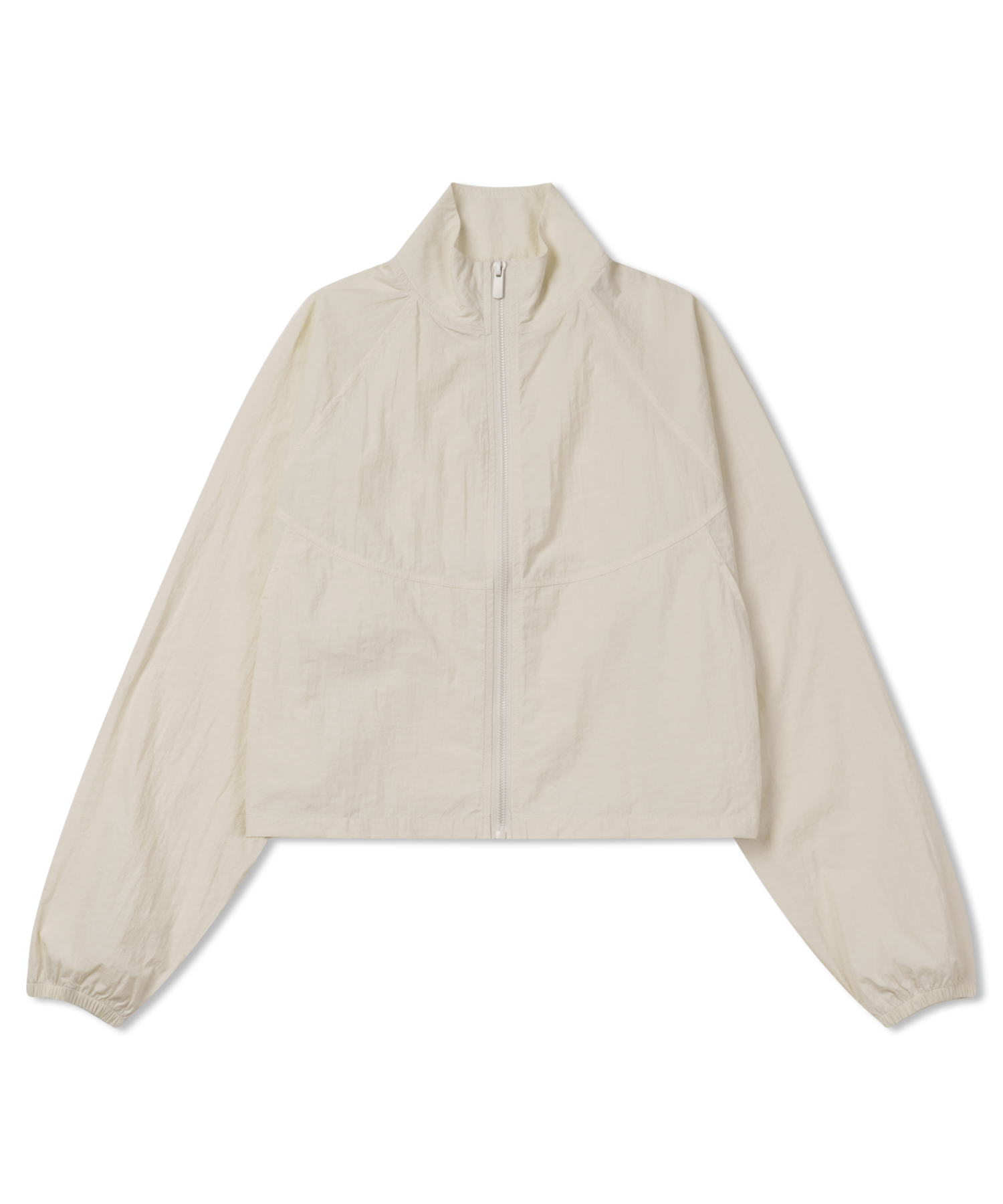 Ультралегкая укороченная ветровка (Yellow Beige)