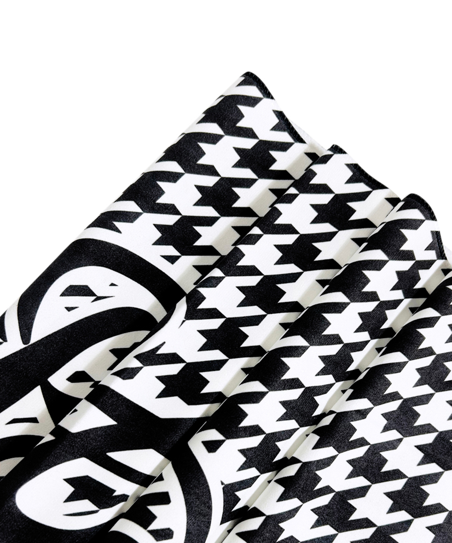 Houndstooth bk force sports towel