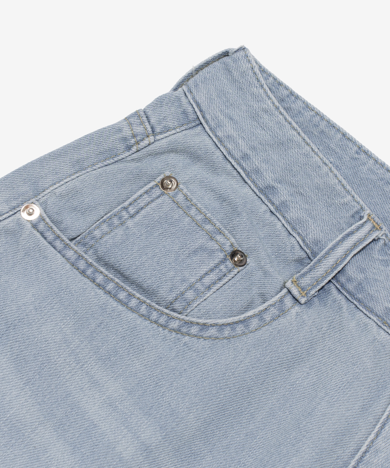 DAILY WIDE DENIM BERMUDA PANTS (L.DENIM)