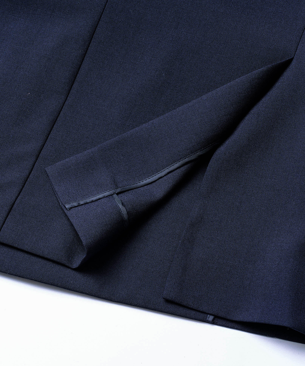 Summer-Wool, Nylon Double gold-button blazer