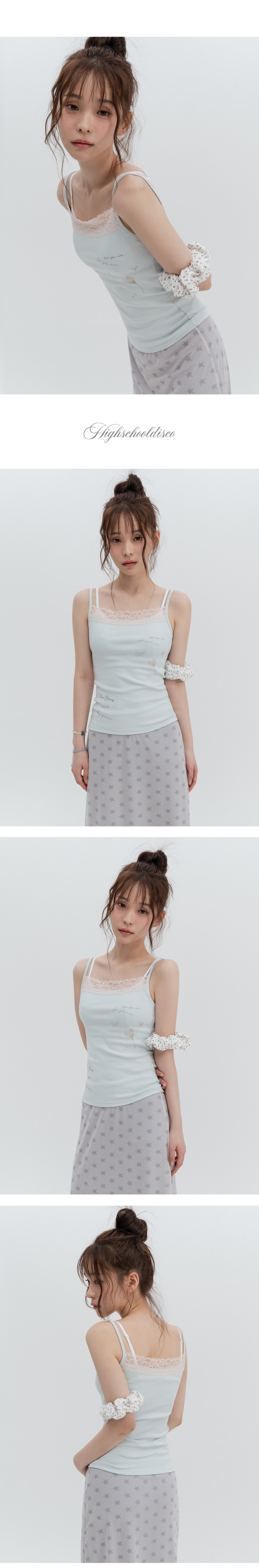 FLOWER LACE SLEEVELESS AS SHOWN
