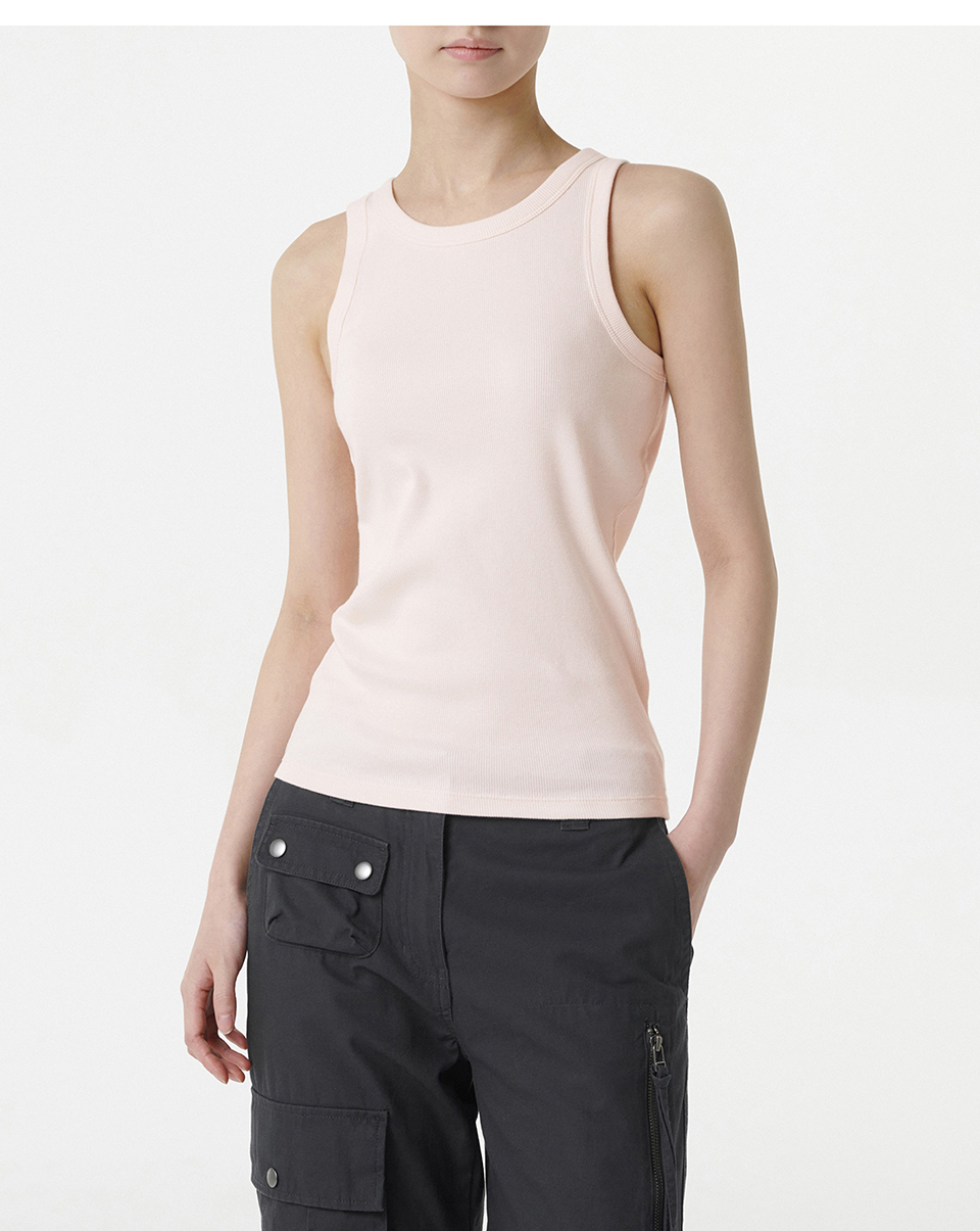 WOMENS ESSENTIAL TANK TOP #韓韶禧同款! - 8 COLORS PINK