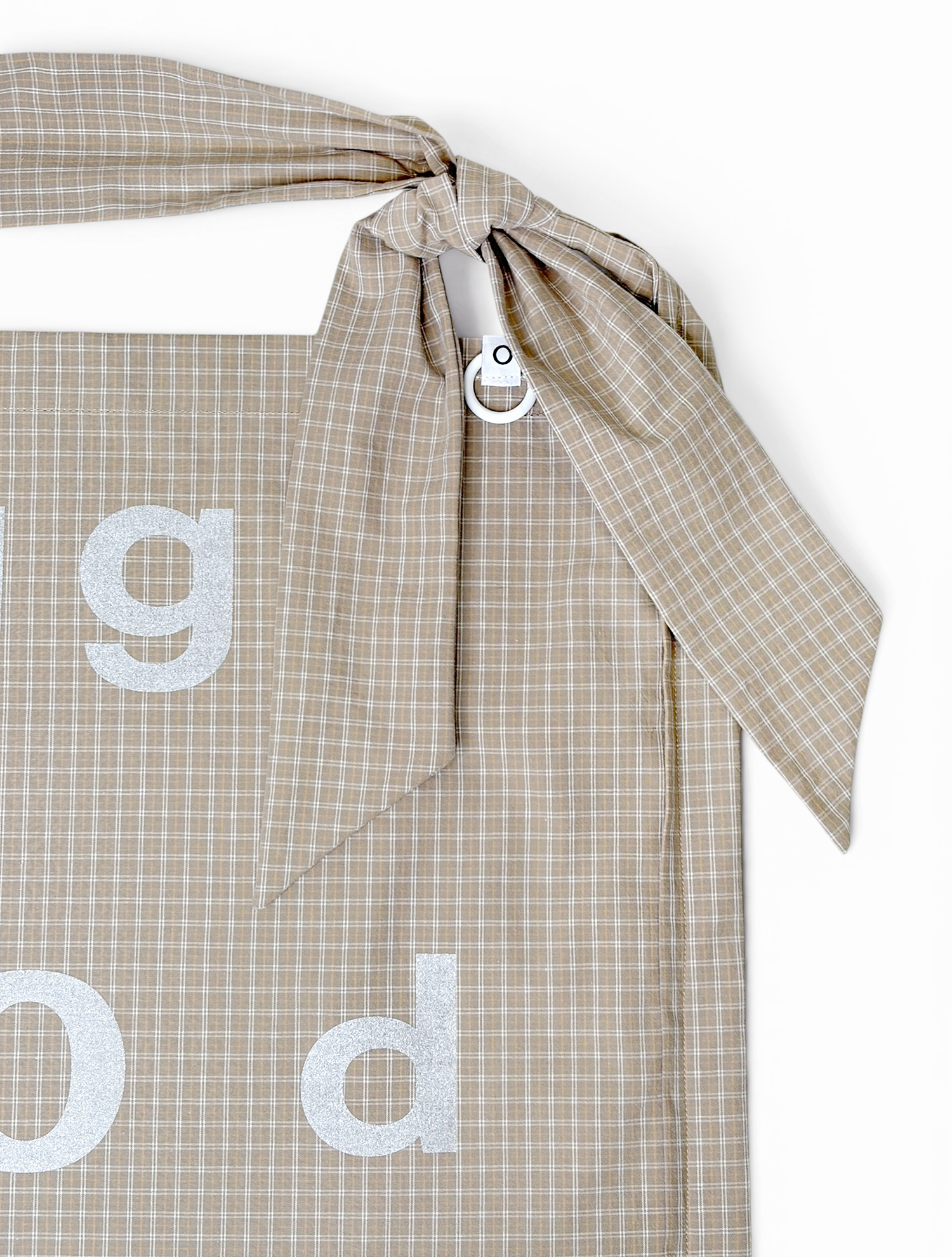 00Design Check Tie Bag / C Beige