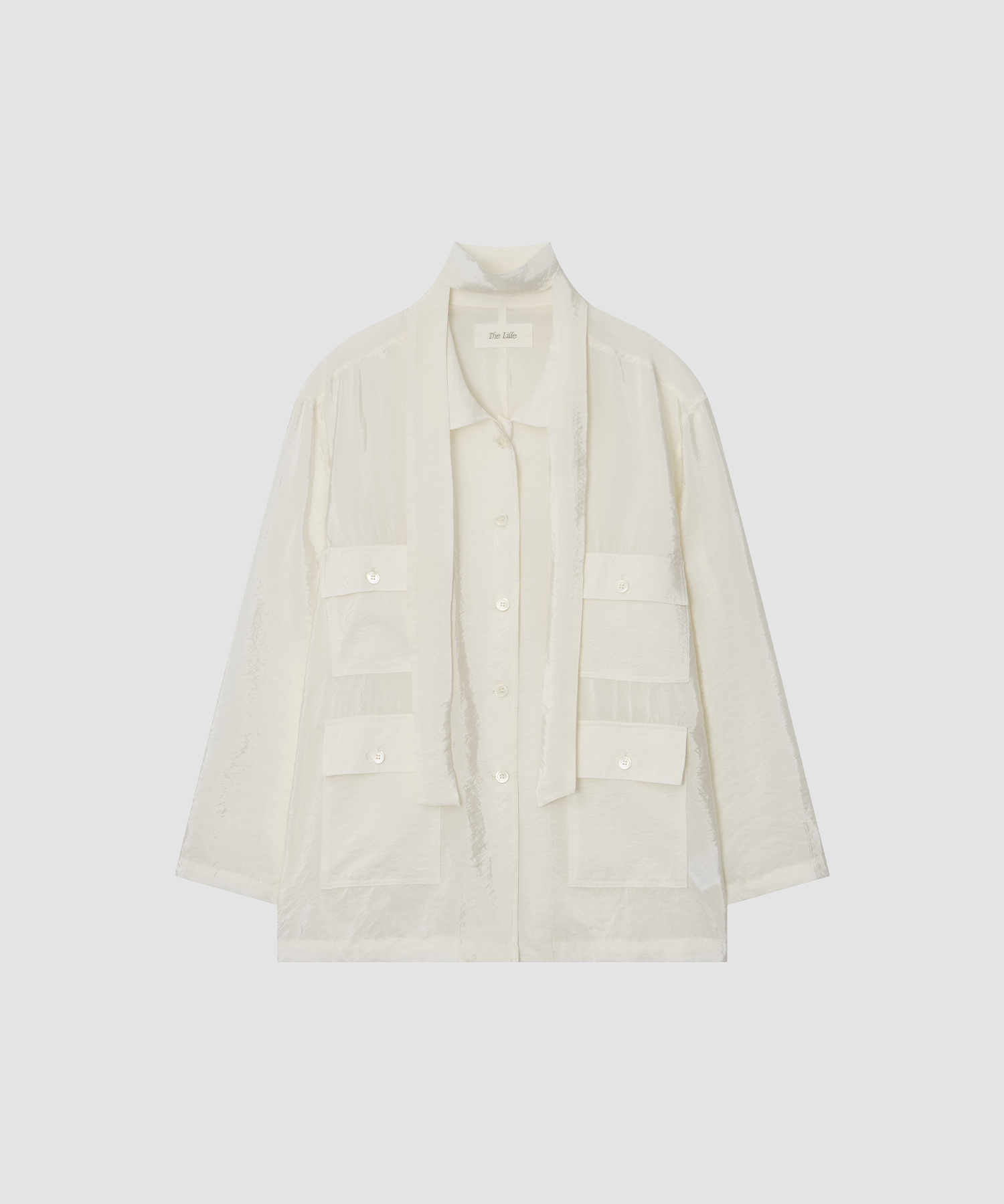 Safari Shirts Jacket_Ivory