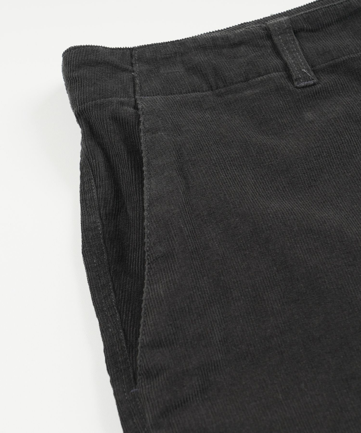 CORDUROY COMFORT SHORTS _ CHARCOAL