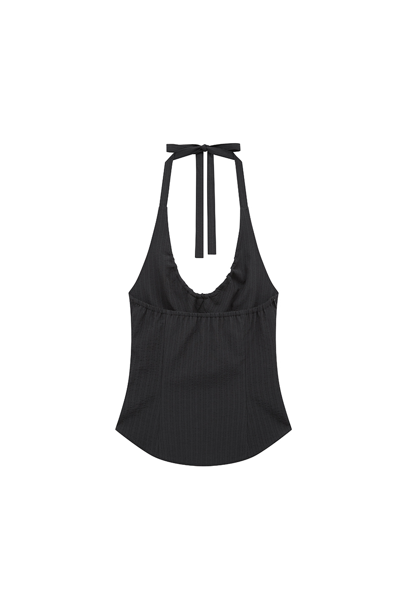 MIDNIGHT MOVE ST SHOULDER TOP - 3 COLORS BLACK