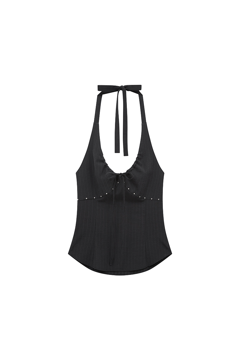 MIDNIGHT MOVE ST SHOULDER TOP - 3 COLORS BLACK