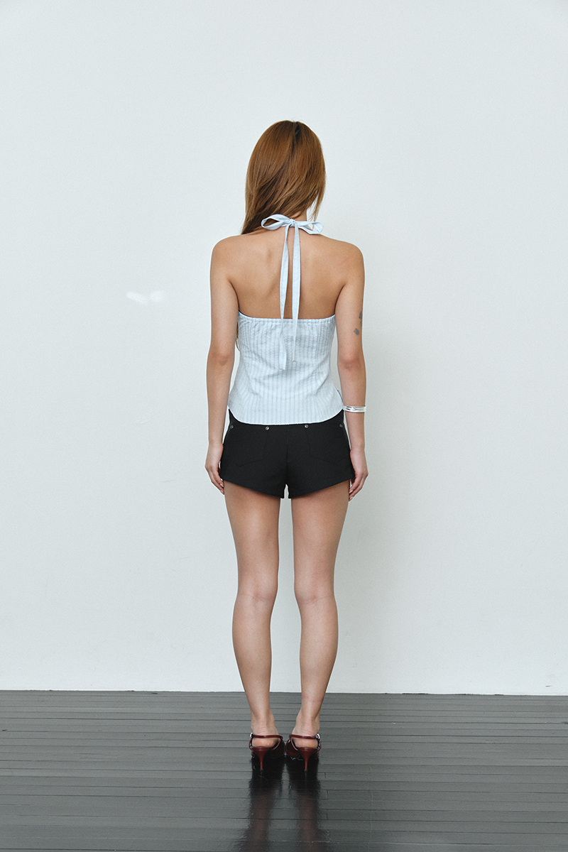 MIDNIGHT MOVE ST SHOULDER TOP - 3 COLORS BLUE