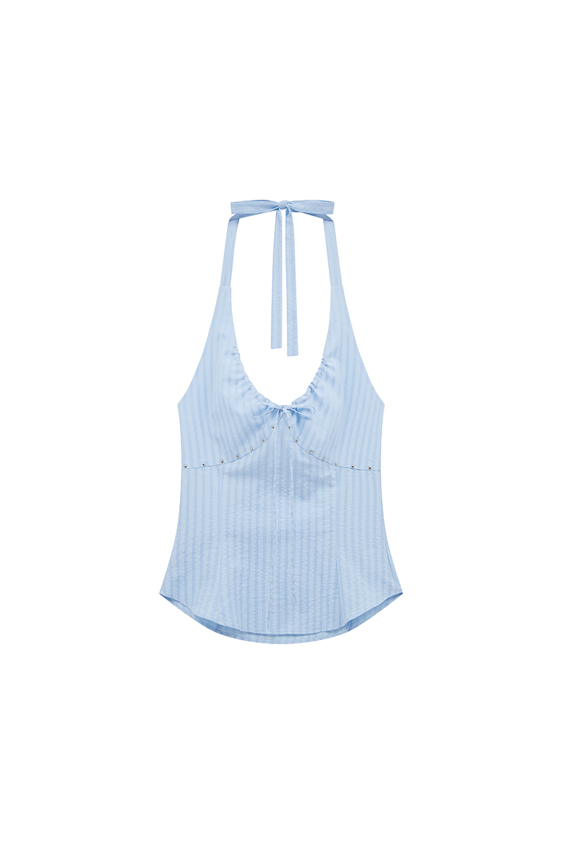 MIDNIGHT MOVE ST SHOULDER TOP - 3 COLORS BLUE